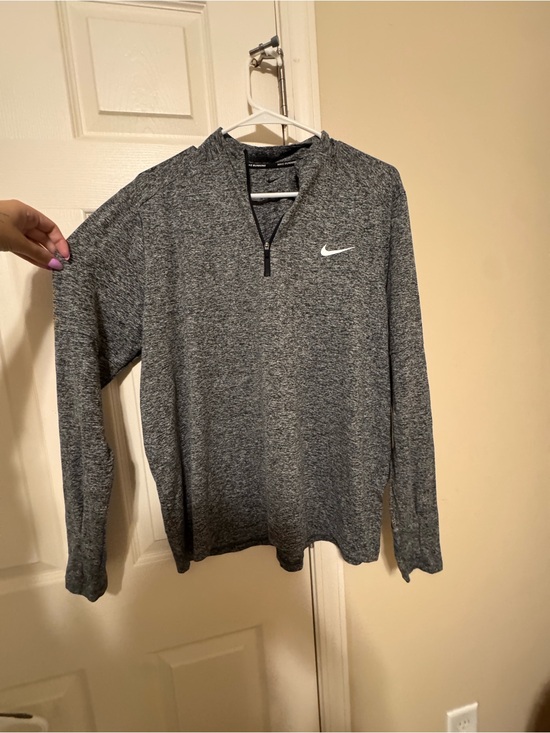 Nike Other - Nike Men's Heather Gray Quarter-Zip Pullover